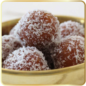 Dry Gulab Jamun – sugar-coated khoya sweet by Gangdhar Mithaiwale