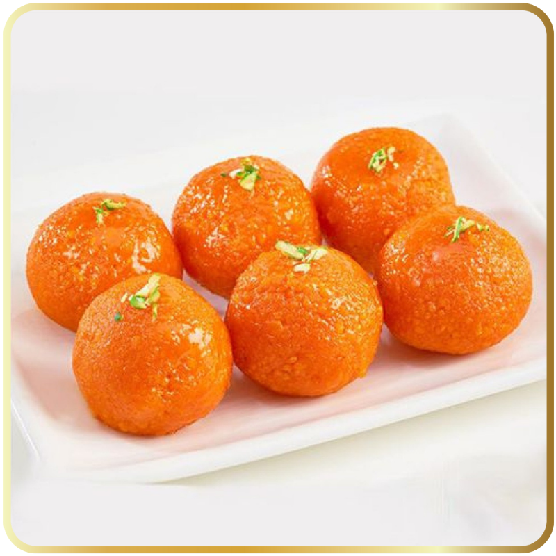 Refined Motichoor Ladoo with soft boondi by Gangdhar Mithaiwale