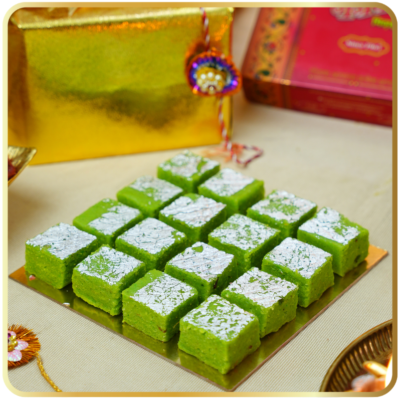 Pista coconut barfi – Gangdhar Mithaiwale Pune